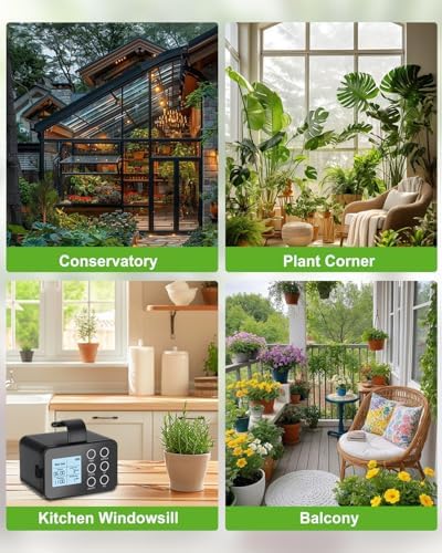 Automatic Plant Waterer Indoor with Timer, Easy Programming, Large Display - Image 6