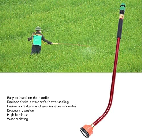 Adjustable Water Sprayer Wand Durable High Rise Stick Sprinkler Aluminum Alloy Plastic Plant Watering Wand for Garden Yard Farm (90CM) - Image 5