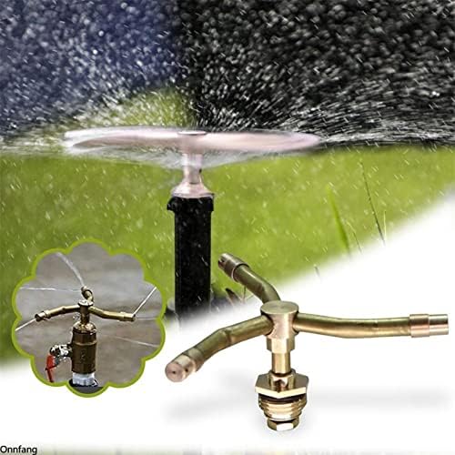 Garden Hose Sprinkler 2/3/4 Arm Automatic Rotary Sprayer 360 Degree Rotation Brass Lawn Irrigation Sprinkler Heads Garden Accessories Watering Nozzle (Color : C) - Image 7
