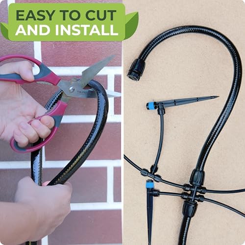CARPATHEN 1/2" Irrigation Tubing for Quick Connect Drip System Kit, 50 feet - Image 6