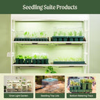 Vego garden 10" x 20" 76 Cells Seed Starter Tray Stackable Seedling Starting Germination Trays for Plants Planting Vegetables Herbs Flowers, 3 Sets - Image 6