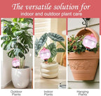 6 Pack Self Watering Globes 17oz Large Plant Watering Globes Top Fill, Self Water Planter Insert Indoor/Outdoor Plastic Water Bulbs Slow Release Terracotta for Plants, Pink - Image 6
