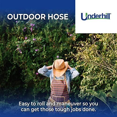 Underhill ProLine Featherweight Lightweight Garden Hose 50 ft, Heavy-Duty Anti-Kink, 200 psi WP, 800 psi BP, H75-075PRO-FW, ¾ Inch x 75 ft GHT, Red - Image 5