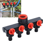 4 Way Hose Splitters, Automatic Watering Water Pipe Linker Garden Water Irrigation Tool, 4 Way Hose Splitter Watering Accessories - Image 7
