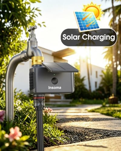 Solar WiFi Water Timer, 1 Zone WiFi Hose Timer for Garden Faucet - Image 2