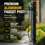 Outdoor Faucet Water Column - Freestanding Hose Holder with Tap, Durable Garden Watering Solution, Easy Installation for Garden, Patio, Yard Use - Image 4