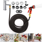 25FT Indoor Sink Hose Attachment for Faucet,7 Adapters for Watering by Amcortn