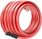 50 ft Heavy Duty 3/4” Red Garden Hose, Solution4Patio, Male/Female Fittings by Solution4PatioExpertinGardenCreation
