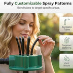 360° Coverage Precision Garden Irrigation Sprinkler, Multi-Directional Rotating Lawn Sprinkler with Flexible Spray Nozzles, Large Area Above Ground Watering System for Yard, Roof Cooling (3pcs) - Image 4