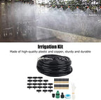65.6FT Drip Irrigation Kit, Garden Plant Watering Sprinkler System with Adjustable Nozzles, Automatic Irrigation Equipment Set for Outdoor Plants, Greenhouse Flower, Bed Patio, Lawn - Image 2