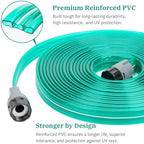 Sprinkler Soaker Hose 100 ft (50 ft 2 pack) for Garden, Watering Hose with Holes, Drip Sprinklers System for Lawn and Garden - Image 5
