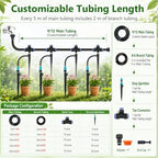 Above Ground Irrigation System - Complete Sprinkler Kit with 3 Adjustable Watering Heads for Efficient Lawn & Garden Care, Easy Setup, Durable Design - Image 6