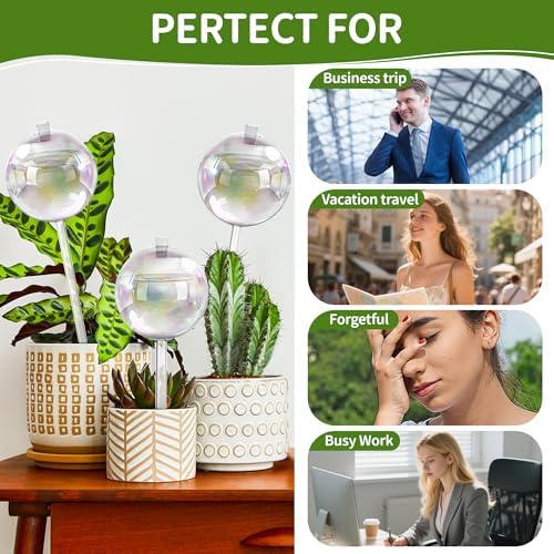 17 oz Extra Large Plant Watering Globes, 4 Pack Self Watering Globes - Image 6