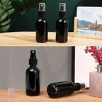 NOOEEISS Black Glass Small Spray Bottle 2 oz 48 Packs,Fine Mist Sprayer Small Clear Bottles,Refillable Containers mini spray bottles for Cleaning Solutions and Skin Care (Black 48pcs) - Image 7