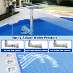 Pool Fountain for Above and Inground Pools, APP Smart Control Pool Lights with 16 Color LED Lights, Waterfall Sprinkler and Adjustable Dual Sprayer for Swimming Cooling Outdoor - Image 5