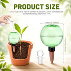 12 Pack 17 oz Self Watering Globes for Plants with Covers, Green - Image 2