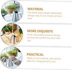 Vintage Stainless Steel Watering Can 900ml for Indoor Plants - Image 6