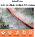 PVC Water Pipe, 1/2" 12mm Garden Hose Pipe Reel Explosion-Proof, 3 Layer Plastic Rubber Tube Irrigation Watering with Connectors Set (Color : Orange, Size : 80m) - Image 3