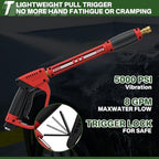 3/8’’ Pressure Washer Hose and Gun, 30’’ Extension Washer Wand - Image 4