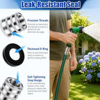 3/4 Inch Stainless Steel Garden Hose Quick Connect Fittings, 5 Pack - Image 4
