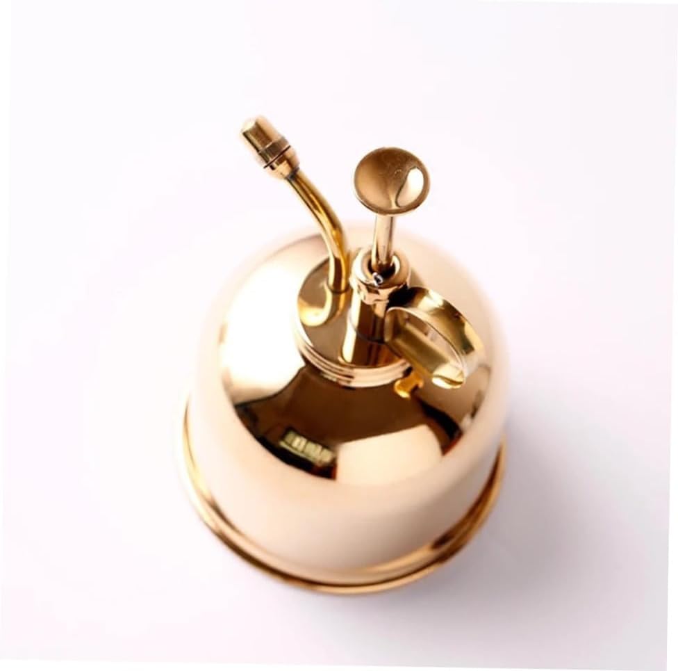 Retro Brass Watering Can Vintage Style Water Spray Bottle for Gardening Photography Props and Indoor Plants 1.5L Capacity Detachable Sprinkler Head - Image 5