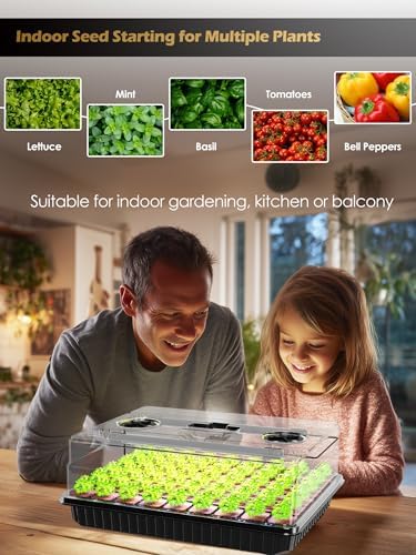 54-Cell Seed Starter Tray with Full Spectrum Grow Light (3) - Image 6