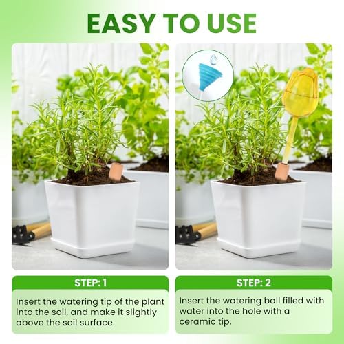 Plant Watering for Tulips, Glass Watering Globe, Self-Watering Pot Plug-in, Travel Holiday Plant Watering Device, Home Decor, Automatic Home Plant Hydration System, 4 Pack - Image 5