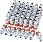 GASHER 1/4-Inch NPT Male Industrial Air Plug, Pneumatic Plugs 300PSI (50-Pack) by GASHER