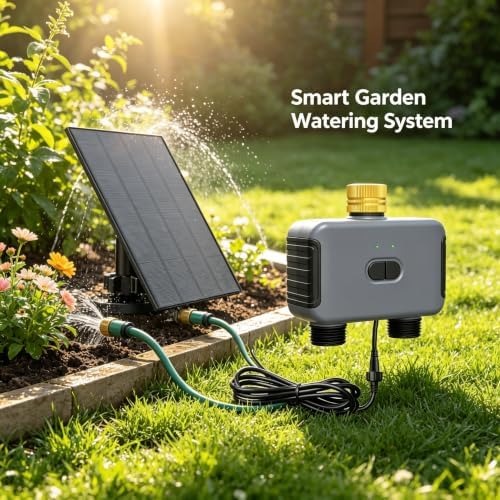 Solar WiFi Water Timer WiFi Solar Irrigation Controller Waterproof - Image 3