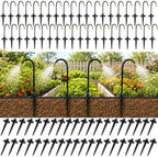 Misting Nozzles 40 Pack, 8" Adjustable Sprayers for 1/4 Tubing by Unknown