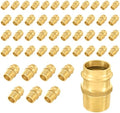 50-Pack Niikappu 1" Copper Press X 1" Male NPT Adapter, Brass Press Fitting Adapter Connector for Copper and Pex Tube by Unknown