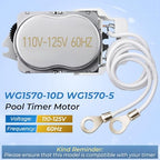 Tallew Pool Timer Motor Compatible with WG1573-5 60Hz Time Clock Replacement Motor Compatible with T104M, T100, T170, T100, R201, T1400, T100-20 and WH Series (277V) - Image 2
