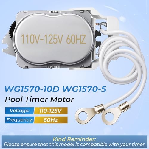 Tallew Pool Timer Motor Compatible with WG1573-5 60Hz Time Clock Replacement Motor Compatible with T104M, T100, T170, T100, R201, T1400, T100-20 and WH Series (277V) - Image 2