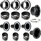 4" & 2-1/2" Magnetic Dust Collection Fittings,8 high-strength magnets,One-to-Many Magnetic Starter Kit,1s connect and disconnect—enabling efficient hose transfer between different machines by Pump