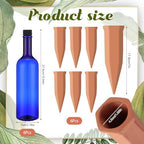 SiliFine 6 Sets Terracotta Watering Spikes,Dark Blue and Terracotta - Image 3