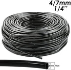 1/4'' Garden Watering Hose 4/7mm PVC Micro Drip Irrigation Pipe Tubing, for Sprinkler Lawn Pot Plant Greenhouse (Color : SPL11-065-40M) - Image 3