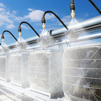 ZAQYCM Commercial HVAC Unit Misting Cooling System Kit with Brass Nozzles by ZAQYCM