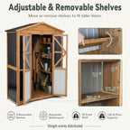 Ketive Outdoor Storage Cabinet, 72-Inch Tall, with Adjustable Shelves - Image 6
