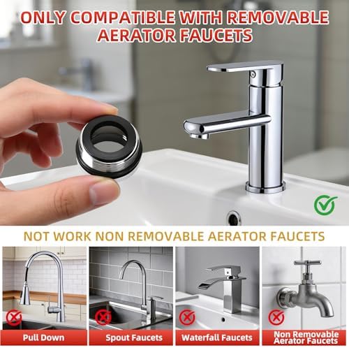 25FT Indoor Sink Hose Attachment for Faucet,7 Adapters for Watering - Image 3