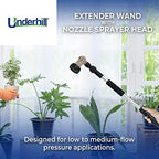 Underhill Proline Gold Series Garden Watering Extender Wand for Hose with Nozzle Sprayer Head, 3/4-Inch Thread Inlet, Jet Attachment, NG200-TW - Image 2