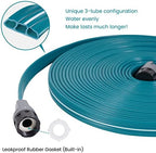 LINEX Sprinkler Soaker Hose 50 ft 2 pack for Garden Lawn Watering Hose with Hose Stakes - Image 6