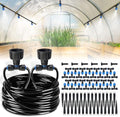 HIRALIY 118FT Drip Irrigation Kit, Quick-Connect Garden Watering System by HIRALIY