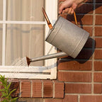 1 Gallon Watering Can, Metal Watering Can with Removable Spout, Farmhouse Galvanzied Water Can, Nice Plant Water Can for Indoor Use and for Outdoor Use - Image 6