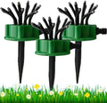 360° Coverage Precision Garden Irrigation Sprinkler, Multi-Directional Lawn Sprinkler for Large Area, Adjustable Spray Patterns, Above Ground Yard Watering System (3PC) by Lubunet