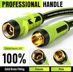 Garden Hose 75ft x 5/8", Heavy Duty Water Hose, Flexible and Durable, Kink Resistant Lightweight Hybrid Hose, Leakproof Yard Hose with Male to Female Fittings - Image 4
