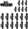 3/4 Inch to 1/4 Inch Drip Irrigation Barbed Tee Fittings Kits, Anti-Drop Lock Nut Locked Barbed Connectors for 3/4"-20mm Drip Tubing, 3/4/6 Way Tee Joints for Garden Lawn Irrigation (20,4-WAY) by WOVSTNOV
