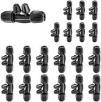3/4 Inch to 1/4 Inch Drip Irrigation Barbed Tee Fittings Kits, Anti-Drop Lock Nut Locked Barbed Connectors for 3/4"-20mm Drip Tubing, 3/4/6 Way Tee Joints for Garden Lawn Irrigation (20,4-WAY) by WOVSTNOV