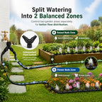 5/16" Drip Irrigation System 100 ft for with 20-Pcs 360° Adjustable Copper Nozzles for Garden, Automatic Misting Watering Sprinkler System Raised Beds, Greenhouse (100ft+20 nozzles) - Image 4