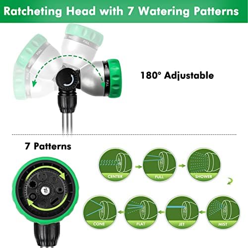 RESTMO Heavy Duty Metal Watering Wand, Sprayer Nozzle for Garden Hose - Image 5