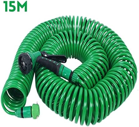 Garden Telescopic Spring Hose Tube -Garden Hose Plastic Multifunctional Car Wash Water Spray Sprinkler For Garden Water Pipe (Color : 15M) - Image 2